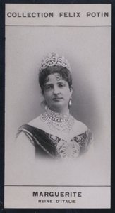 Małgorzata, wdowa królowa Włoch (1851) (zdjęcie czarno-białe) autorstwa European Photographer