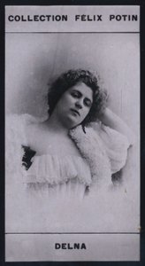 Marie Delna (1875) (zdjęcie czarno-białe) autorstwa European Photographer