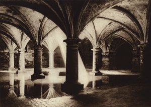 Mazagan, Krypty z czasów portugalskiej okupacji (zdjęcie czarno-białe) autorstwa European Photographer