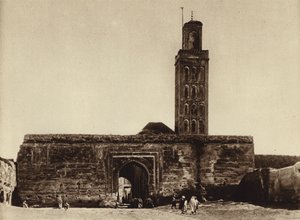 Meknes, Meczet (zdjęcie czarno-białe) autorstwa European Photographer
