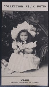 Olga, Wielka Księżna Rosji (1895) (zdjęcie czarno-białe) autorstwa European Photographer