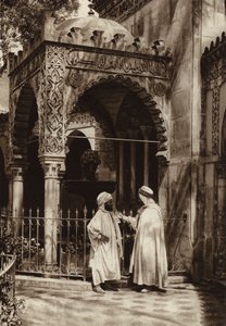Oran, fontanna w meczecie (zdjęcie czarno-białe) autorstwa European Photographer
