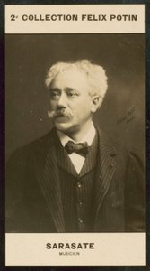 Pablo Martin Meliton de Sarasate, muzyk autorstwa European Photographer