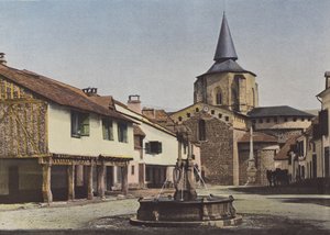 Saint-Savin, La Place autorstwa European Photographer