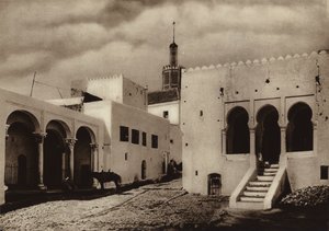 Tanger, skarbiec i trybunał (zdjęcie czarno-białe) autorstwa European Photographer