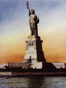 Statua Wolności, port w Nowym Jorku (zdjęcie) autorstwa European Photographer