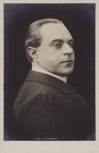 Vladimir de Pachmann, rosyjsko-niemiecki pianista autorstwa European Photographer