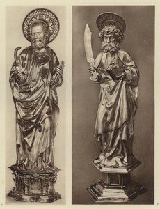 Słowo w Norymberdze, św. Bartłomieja; Akwizgran, św. Piotr (zdjęcie czarno-białe) autorstwa European Photographer