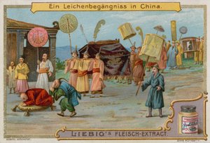 Chiński pogrzeb autorstwa European School