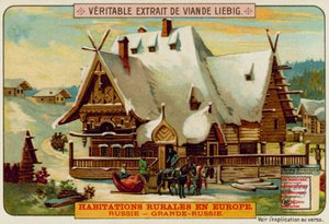 Rosyjski dom wiejski autorstwa European School
