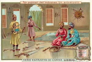 Rusznikarz (chromolitho) autorstwa European School