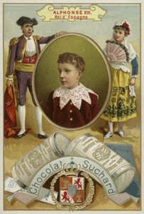 Alfons XIII, król Hiszpanii autorstwa European School