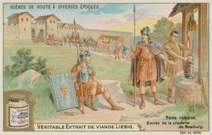 Starożytna rzymska droga do fortu Saalburg autorstwa European School