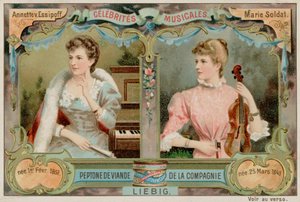 Annette von Essipoff i Marie soldat autorstwa European School