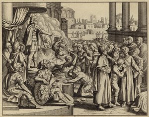 Antioch i męczeństwo kobiety z siedmioma synami (rycina) autorstwa European School