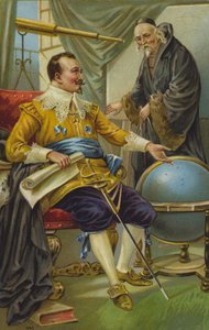 Astronom (chromolitho) autorstwa European School