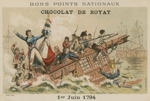 Bitwa pod Ushant (chwalebny pierwszy czerwca), 1794 autorstwa European School