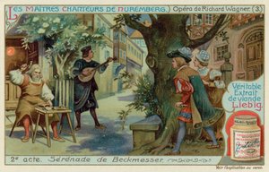 Beckmesser serenady Magdalena przebrana za Evę autorstwa European School