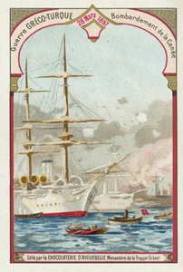 Bombardowanie Chanii, Kreta, wojna grecko-turecka, 28 marca 1897 r.