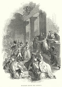 Bonaparte przed Zgromadzeniem (Grawerowanie) autorstwa European School