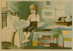Chłopiec grający na flecie autorstwa European School