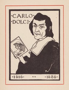 Carlo Dolci, włoski artysta barokowy (litografia) autorstwa European School