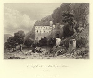 Kaplica Santa Rosalia, Monte Pellegrino, Palermo, Sycylia, Włochy autorstwa European School