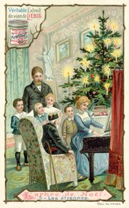 Choinka (chromolitho) autorstwa European School
