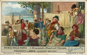 Suszenie spaghetti, Neapol autorstwa European School