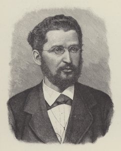 Edward Bernstein, niemiecki filozof i polityk socjaldemokratyczny (litografia) autorstwa European School