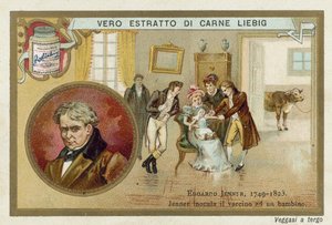 Edward Jenner, angielski lekarz i naukowiec, który odkrył szczepionkę przeciwko ospie autorstwa European School
