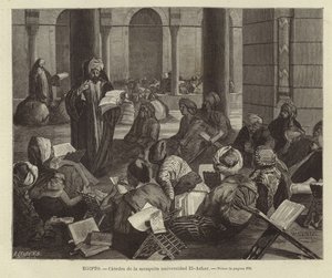 Egipt – Katedra meczetu Uniwersytetu Al-Azhar autorstwa European School