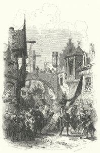 Wejście izby retorycznej, towarzystwa teatralnego, do Antwerpii autorstwa European School