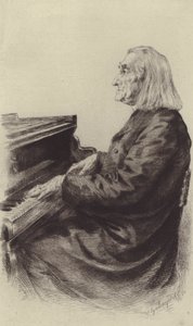 Franz Liszt (rycina) autorstwa European School