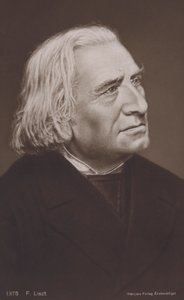 Franciszek Liszt, węgierski kompozytor (litografia) autorstwa European School