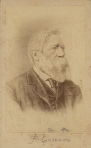 Friedrich Engels, niemiecki filozof i badacz społeczny, jeden z twórców teorii marksistowskiej (litografia) autorstwa European School