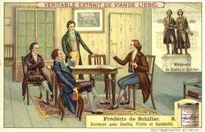 Friedrich Schiller, niemiecki filozof, poeta i dramaturg autorstwa European School