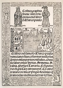 Fronispiece to Marco Polo