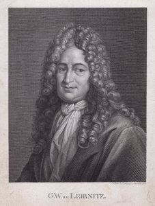 Gottfried Wilhelm Leibniz, niemiecki filozof, matematyk i politolog (rytownictwo) autorstwa European School