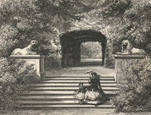 Jaskinia Tetydy w Sans-Souci (rycina) autorstwa European School
