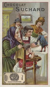 Gulliver wystawiony mieszkańcom Brobdingnag autorstwa European School