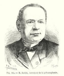 H Jacobi, wynalazca galwanizacji (grawerowania) autorstwa European School