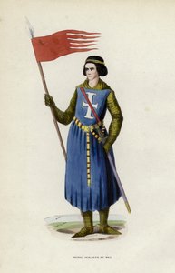 Henri, Lord Du Mez (kolorowy grawerunek) autorstwa European School