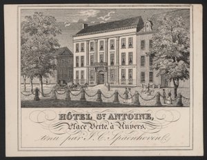 Hotel St Antoine, Anvers, Antwerpia, J C Spaenhoven autorstwa European School