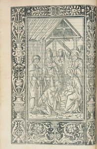 Ilustracja z chrześcijańskiego Decachordum autorstwa Marka Vigeriusa (1446-1516), Fano autorstwa European School