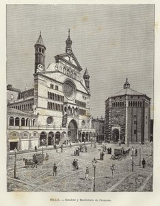 Włochy – Katedra i baptysterium w Cremonie autorstwa European School
