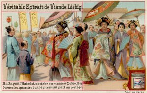 Japońskie kobiety w Matsuri autorstwa European School