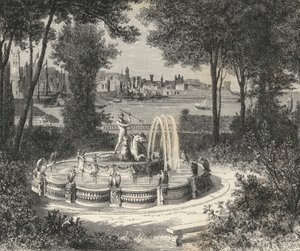 Ogrody Dorii (grawerowanie) autorstwa European School