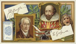 Johann Wolfgang von Goethe i William Szekspir autorstwa European School