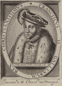 Król Franciszek II Francji (grafika) autorstwa European School